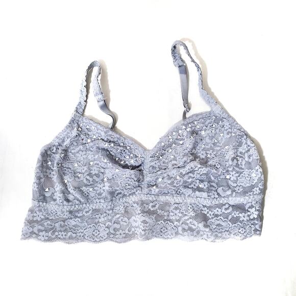 PINK VS | Lace Bralette with Triangle Rhinestone Sparkle - Picture 1 of 9